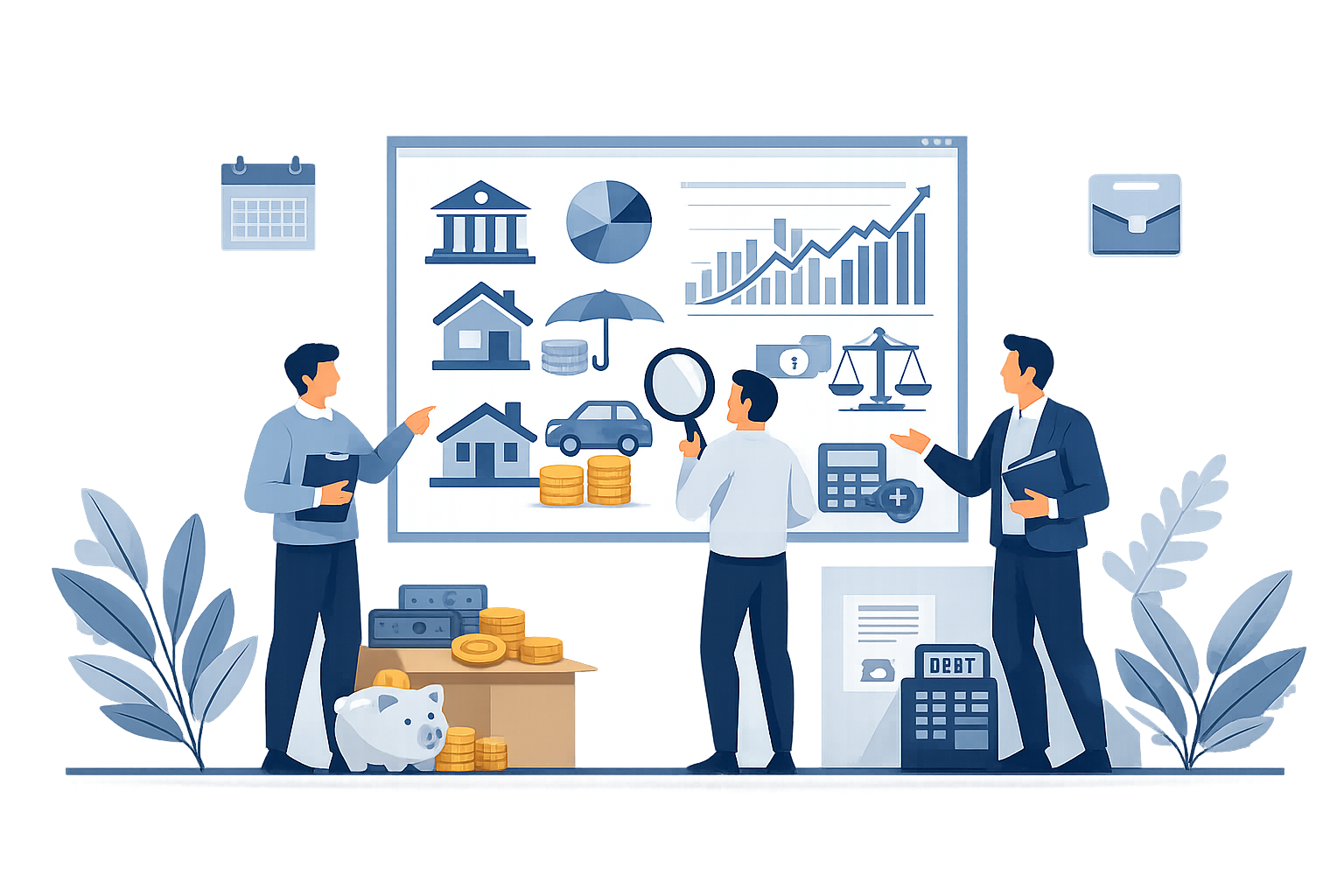 Add your financial information